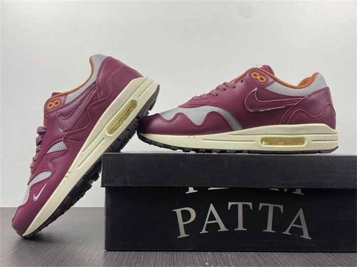 ModernLook Nike Air Max 1 Patta Waves Rush Maroon DO9549- 5198
